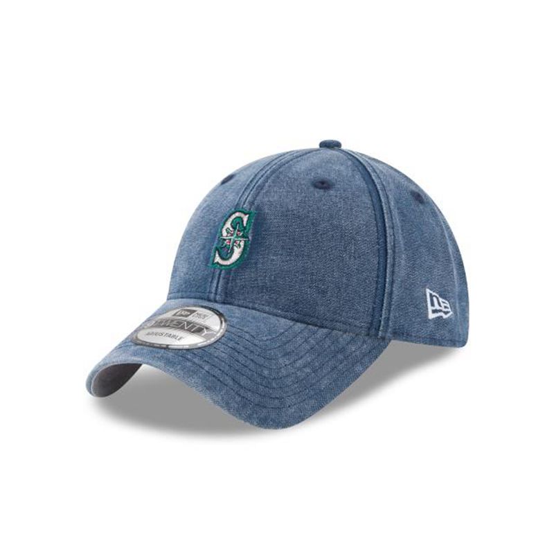 MLB Seattle Mariners Rugged Mini 9Twenty Adjustable (IFT9484) - Blue New Era Caps